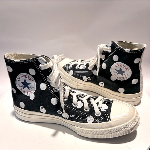 Converse x Comme des Garçons Chuck Taylor Sneakers All-Star 70 Hi–Women’s Size 6 - Picture 7 of 8